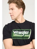 Wrangler Siyah Erkek Bisiklet Yaka Regular Fit T-Shirt W753EE001 thumbnail 1