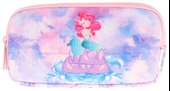 Kaukko Kids Üç Bölmeli Pembe Mavi, Denizkızı Temalı, Kız Çocuk Okul Kalem Çantası - L8217 thumbnail 2
