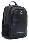 United Colors Of Benetton Unisex Okul, Günlük ve Seyahat Sırt Çantası - Siyah - 20870 thumbnail 1