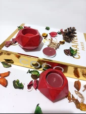 KÜÇÜK ALTIGEN İKİLİ MUMLUK RANDOM thumbnail 1