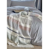 Dantela Gloria Soft Müslin Pamuk Anti-Alerjik Çift Kişilik Yatak Örtüsü (240x260) - 1