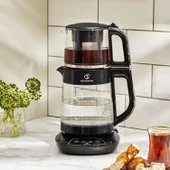 Karaca Çaysever Cam Konuşan Çay. Makinesi Chrome thumbnail 1