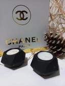 KÜÇÜK ALTIGEN İKİLİ MUMLUK SİYAH thumbnail 4