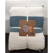 Dantela Gloria Colorful Müslin Pamuk Anti-Alerjik Çift Kişilik Yatak Örtüsü (240x260) - 2