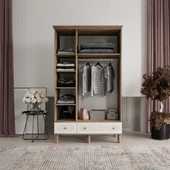 Comiet Soho 3 Kapaklı MDF Aytaşı Gardırop - 3