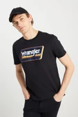 Wrangler Siyah Erkek Bisiklet Yaka Regular Fit T-Shirt W753EE001 SİYAH thumbnail 2