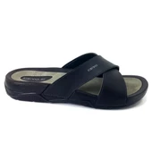 Ceyo 9877 23YT Anatomik Erkek Terlik Siyah thumbnail 2