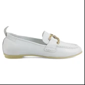 Mammamia 890 25YA Kadın Günlük Babet Beyaz thumbnail 3