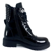 Albini 30721 23KB Kadın Günlük Bot Siyah Kırışık Rugan thumbnail 3