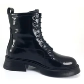 Albini 10089 Günlük Bayan Bot Siyah Kırışık Rugan thumbnail 3