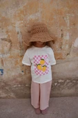 Limon Baskılı T-shirt Müslin Pantolon Takım - 2