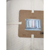 Dantela Fiona Bej Müslin Pamuk Anti-Alerjik Çift Kişilik Yatak Örtüsü (240x260) - 2