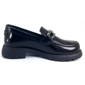 Mammamia 3235 24KA Kadın Günlük Ayakkabı Siyah Rugan thumbnail 3