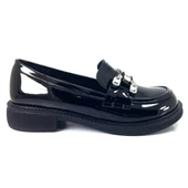 Beety 2071 24KA Kadın Günlük Ayakkabı Siyah Rugan thumbnail 2