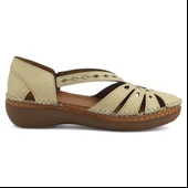 Venüs 25190245 25YS Kadın Günlük Sandalet Bej thumbnail 3