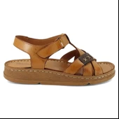 Mammamia 2440 25YS Kadın Günlük Sandalet Taba thumbnail 2