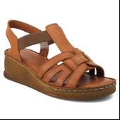 Venüs 24028801 25YS Kadın Günlük Sandalet Taba thumbnail 1