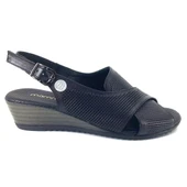 Mammamia 1475 24YS Kadın Günlük Sandalet Siyah thumbnail 2