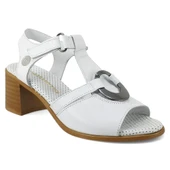 Mammamia 2725 25YS Kadın Günlük Sandalet Beyaz thumbnail 1