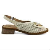 Venüs 2512003 25YS Kadın Günlük Sandalet Bej thumbnail 3