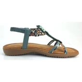 Guja 15038 24YS Kadın Günlük Sandalet Yeşil thumbnail 3