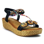 Guja 1551 24YS Kadın Günlük Sandalet Siyah thumbnail 1