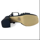 Beety 1018 1 25YA Kadın Abiye Ayakkabı Siyah Saten thumbnail 4