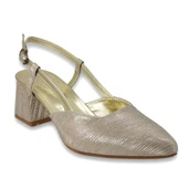 Beety 909 25YA Kadın Abiye Ayakkabı Altın thumbnail 1