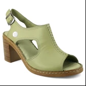 Mammamia 2405 25YS Kadın Günlük Sandalet Yeşil thumbnail 1