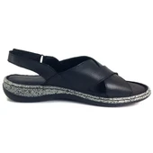 Mammamia 1000 24YS Kadın Günlük Sandalet Siyah thumbnail 3