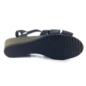 Mammamia 1310 23YS Günlük Bayan Sandalet Siyah thumbnail 4