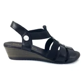 Mammamia 1310 23YS Günlük Bayan Sandalet Siyah thumbnail 2