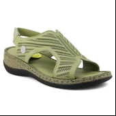 Mammamia 2880 25YS Kadın Günlük Sandalet Yeşil thumbnail 1