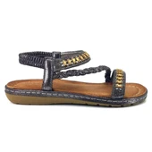 Guja 15218 24YS Kadın Günlük Sandalet Gri thumbnail 2