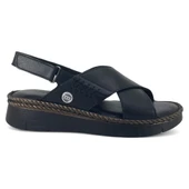 Mammamia 2515 25YS Kadın Günlük Sandalet Siyah thumbnail 2