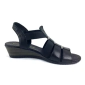 Mammamia 1310 23YS Günlük Bayan Sandalet Siyah thumbnail 3