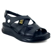 Mammamia 2370 25YS Kadın Günlük Sandalet Siyah thumbnail 1