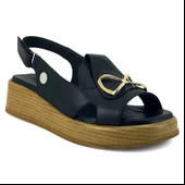 Mammamia 2780 25YS Kadın Günlük Sandalet Siyah thumbnail 1