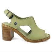 Mammamia 2405 25YS Kadın Günlük Sandalet Yeşil thumbnail 2