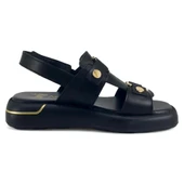 Venüs 25440007 25YS Kadın Günlük Sandalet Siyah thumbnail 3