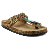 Guja 102 7 25YT Kadın Günlük Terlik Camel thumbnail 1