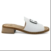 Venüs 2512001 25YT Kadın Günlük Terlik Beyaz thumbnail 2