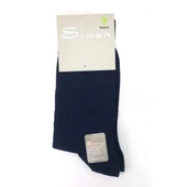 Sinan Dikişsiz Bambulu Erkek Çorabı Lacivert thumbnail 1