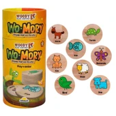 Eğitici Çocuk  Oyuncak Woody Wo-Mory Ahşap Hafıza Oyunu thumbnail 4
