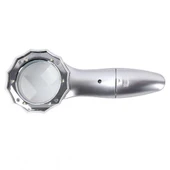 7x Büyüteç 6 Led Işık Aydınlatma 50mm Optik Lens El Büyüteç - 4