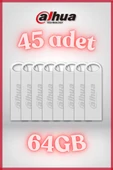 45 Adet 64GB Metal USB Flash Bellek U106 - 1