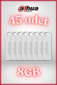 45 Adet 8GB Metal USB Flash Bellek U106 - 1