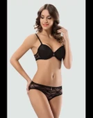 LE JARDİN 6042 DANTEL KAPLI SÜTYEN TAKIMI SİYAH - 1