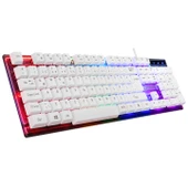 EVEREST KM-198 LUMINAX BEYAZ GÖKKUŞAĞI AYDINLATMALI Q GAMING OYUNCU KLAVYE + MOUSE SET - 2