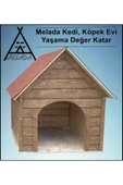 Sevinç Ticaret Ahşap Köpek Kulübesi Dış Mekan Köpek Kulübesi - 3
